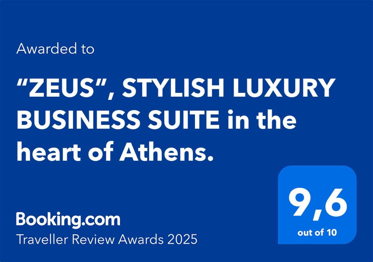 “Zeus”, Stylish Luxury Business Suite In The Heart Of Athens. Dış mekan fotoğraf